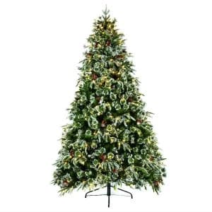 Image of Premier Pre-Lit New England Christmas Tree - 6.5ft