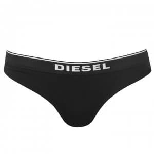 Image of Diesel UFST Star Thong - Black 900