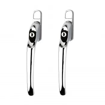 Image of Yale Pack of 2 PVCu Replacement Window Handle - Chrome
