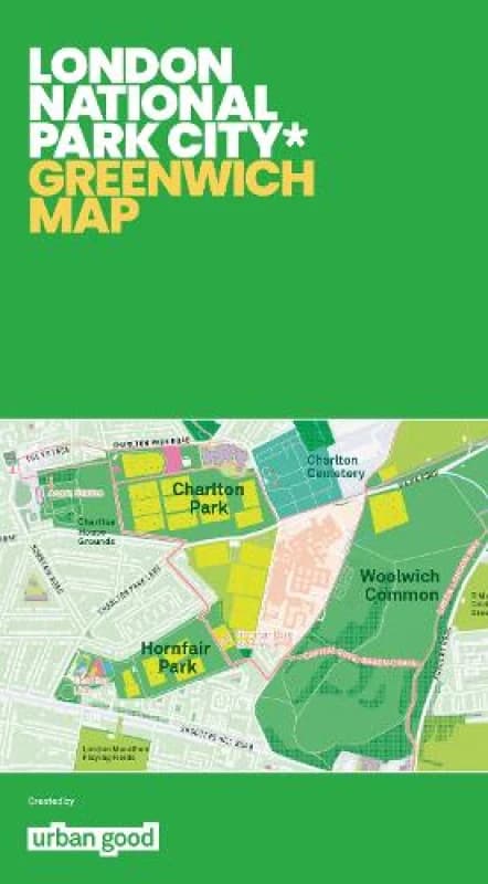 Image of London National Park City: Greenwich Map Sheet map, folded