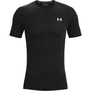Image of Under Armour Seamless Fade Short Sleeve T Shirt Mens - Black