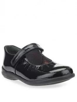 Image of Start-rite Girls Mary Jane School Shoes - Black Patent, Size 4 Older