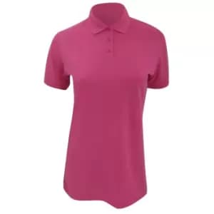 Image of Kustom Kit Ladies Klassic Superwash Short Sleeve Polo Shirt (6) (Magenta)