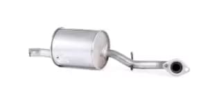 Image of ASMET Rear silencer TOYOTA 20.020 174300J030 End silencer,Rear exhaust silencer,Rear muffler,Muffler silencer,Exhaust muffler silencer,Exhaust muffler