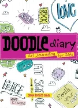 Image of doodle diary art journaling for girls