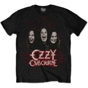 Image of Ozzy Osbourne - Crows & Bars Mens Large T-Shirt - Black