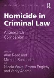 Image of Homicide in Criminal Law A Research Companion