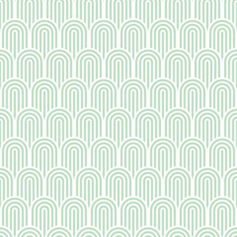 Image of Hoopla Walls Retro Arch Matt Wallpaper Mint