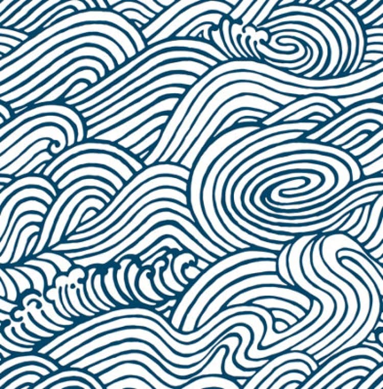 Image of Nuwallpaper Nus3562 Saybrook Peel & Stick Wallpaper, Navy