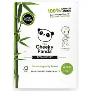 Image of Cheeky Panda Eco-Friendly Bamboo Baby Nappies Size 5