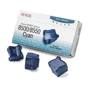Image of Original Xerox 108R00669 Genuine Solid Ink (3 x Cyan)