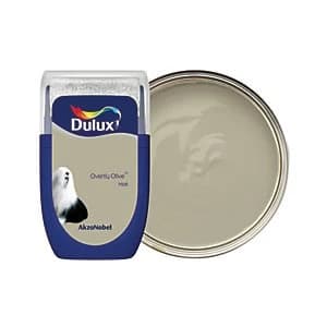 Image of Dulux Overtly Olive Matt Emulsion Paint 30ml