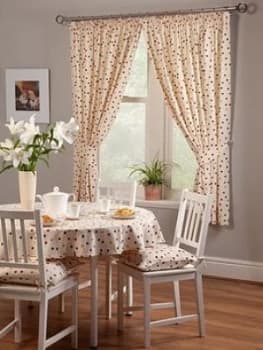 Image of Polly Polka 3-Inch Pleated Curtains