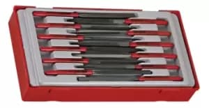 Image of Teng Tools TTNF12-06 Flat Point Needle File (160mm Length) 1x SINGLE FILE