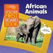 Image of little kids first board book african animals
