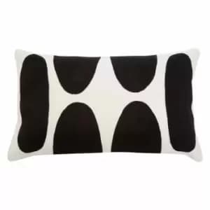 Image of Interiors By Ph 50 X 30Cm Cushion Black/White