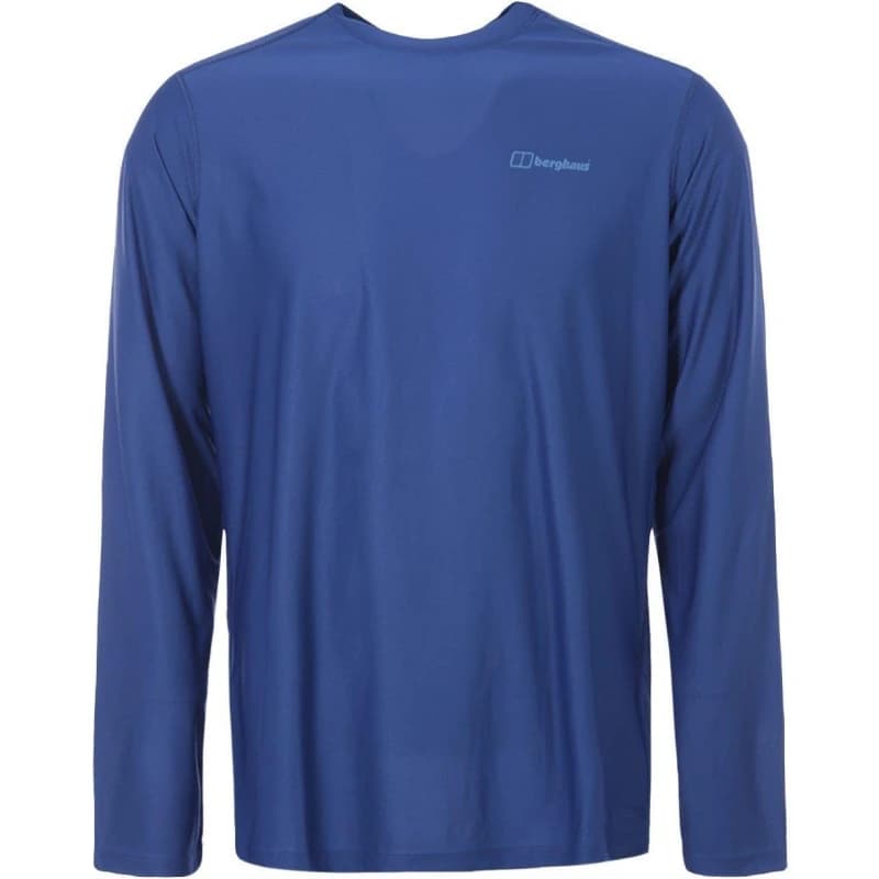 Image of Berghaus 24/7 tech tee long sleeve crewe - Blue Blue L