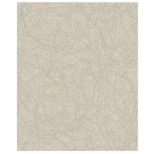 Image of Boutique Twist Wallpaper - Taupe / Silver