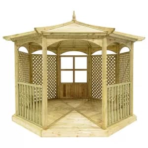 Image of Grange Fencing Regis Octagon Wooden Gazebo