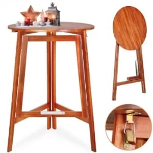 Image of Bar Table Acacia Wood 111x78cm Foldable