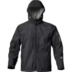 Image of Stormtech Mens Premium Epsilon H2xtreme Water Resistant Breathable Jacket (L) (Black)