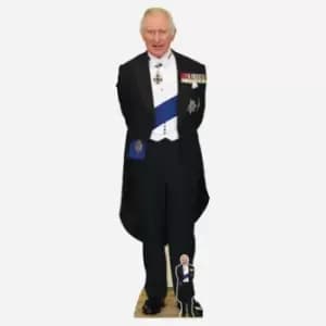 Image of King Charles with Medals Lifesize Cardboard Cutout