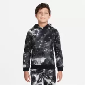 Image of Nike Sportswear Club Fleece Big Kids (Boys') Pullover Hoodie - Green