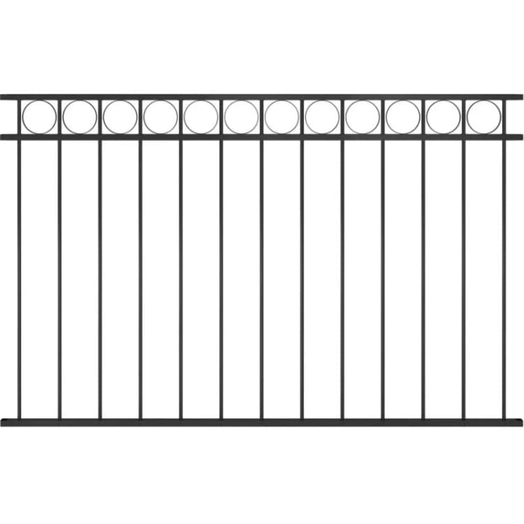 Image of VIDAXL Vidaxl - Fence Panel Steel 1.7x1 m Black 8719883865157