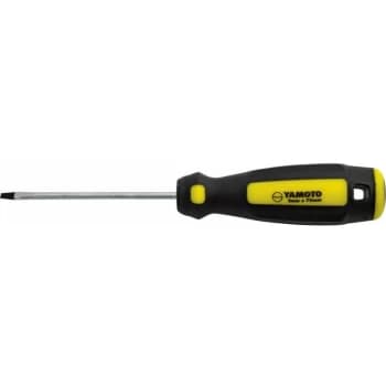 Image of Yamoto - Tri-line Flat Head Screwdriver, 3.0MM Parallel Tip, 75MM Blade