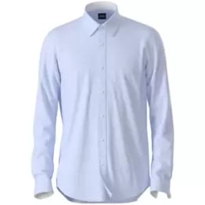 Image of Boss Boss Lukas Patterned Shirt Mens - Blue
