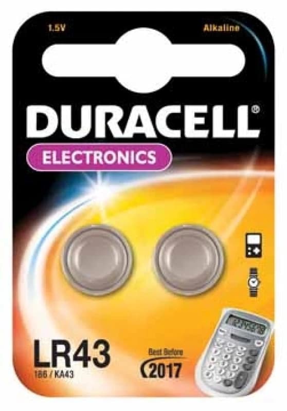 Image of Duracell LR43 household battery Single-use battery Alkaline