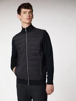 Image of Ben Sherman Panel Track Top - Black, Size S, Men