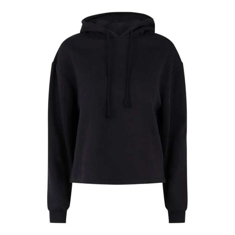 Image of Pieces Womens Hoodie Pieces Chilli Noir Female S