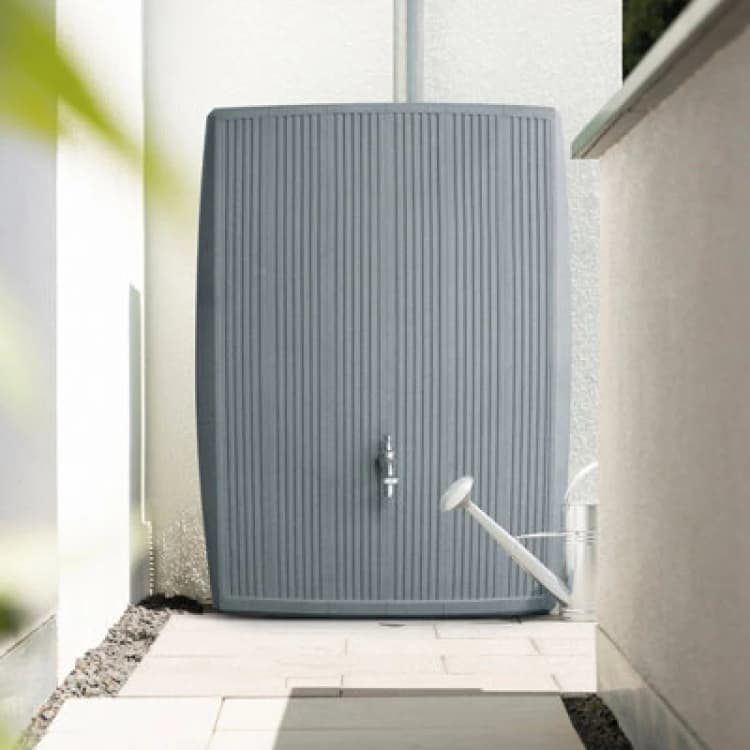 Image of Charles Bentley Concrete 200L Water Butt Plastic