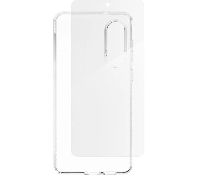 Image of ZAGG Galaxy S25 Edge Luxe Case & Screen Protector Bundle, Clear 840390355812