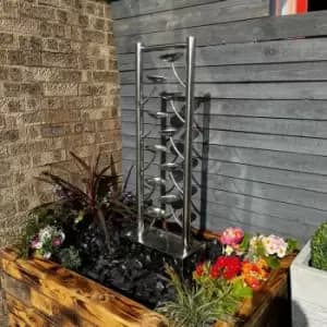 Image of Tranquility Water Features - Santiago Stainless Steel Mains Powered Water Feature
