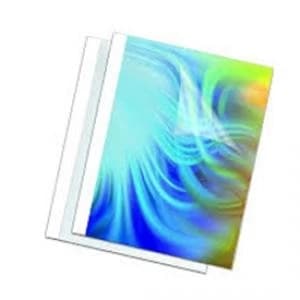 Image of Fellowes 5391202 Standing Thermal Cover White 8mm 100 Pack