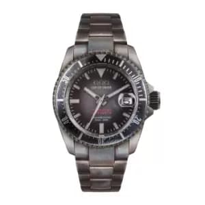 Image of Out Of Order 001-21.NE Mens Black Automatico Quaranta Wristwatch