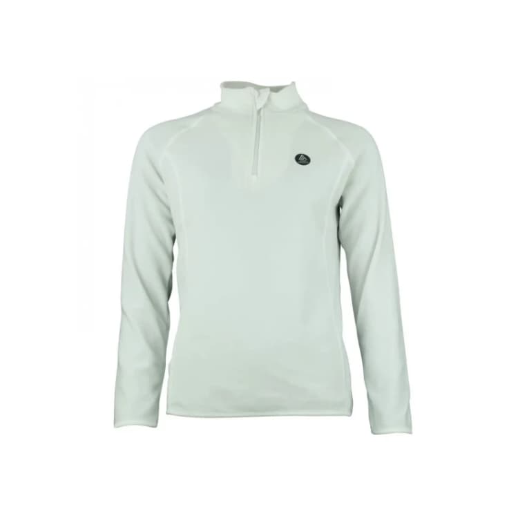 Image of Womens 1/2 zip fleece Peak Mountain Micro Blanc Female L