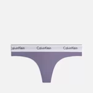 Image of Calvin Klein Underwear Cotton-Blend Thong - L