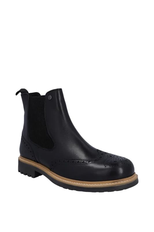 Image of Hunter Cawdor Brogue Dealer - Black 8