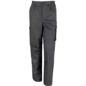 Image of Result Unisex Work-Guard Windproof Action Trousers / Workwear (XL) (Black) - Black