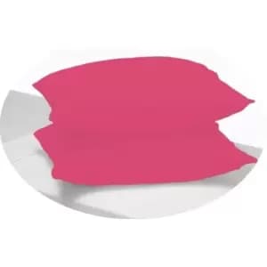 Image of Belledorm 200 Thread Count Egyptian Cotton Housewife Pillowcases (Pair) (One Size) (Cerise Pink) - Cerise Pink