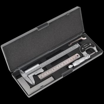 Image of Sealey 4 Piece Measuring Tool Set