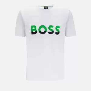 Image of BOSS Green Mens Logo 1 T-Shirt - White - S