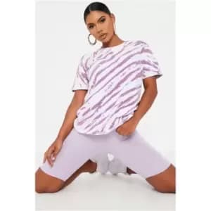 Image of I Saw It First Lilac Jersey Cycling Shorts - Purple