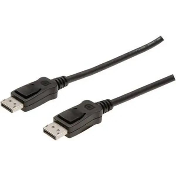 Image of Digitus DisplayPort Cable DisplayPort plug, DisplayPort plug 1m Black AK-340103-010-S DisplayPort cable AK-340103-010-S