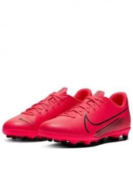 Image of Nike Junior Mercurial Vapor 12 Club Multi Ground Football Boots - Red/Black