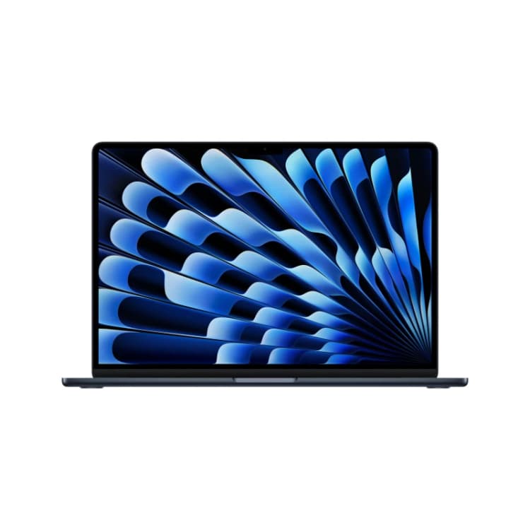 Image of Apple 15" MacBook Air, M5, 16GB RAM, 10 Core GPU, 1TB, 2026 - Midnight, Black