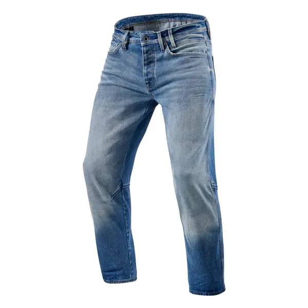 Image of REV'IT! Salt TF Mid Blue Used Motorcycle Jeans Size L34/W31